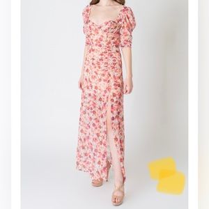 For Love and Lemons Long Floral Dress